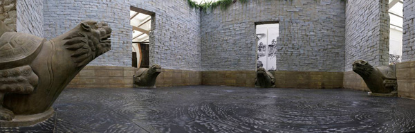 Qiu Zhijie
<br><em>Falling City</em>, 2009
<br>China Institute
<br>ACAW 2009