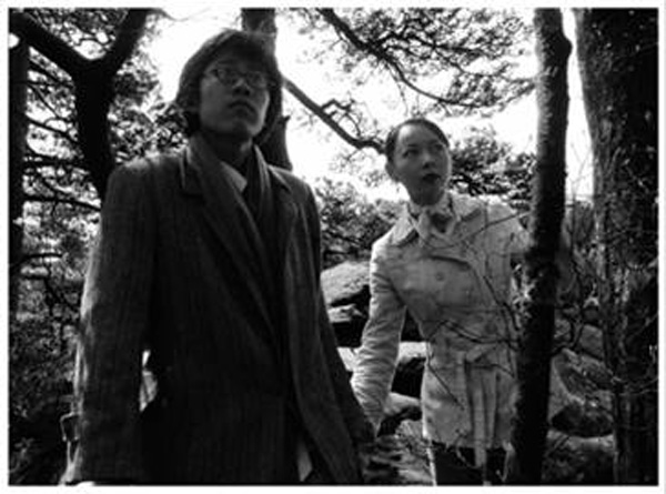 Yang Fudong
<br><em>Seven Intellectuals in Bamboo Forest, Chapter 1</em>, 2003, Video still
<br>Ethan Cohen Fine Art
<br>ACAW 2006