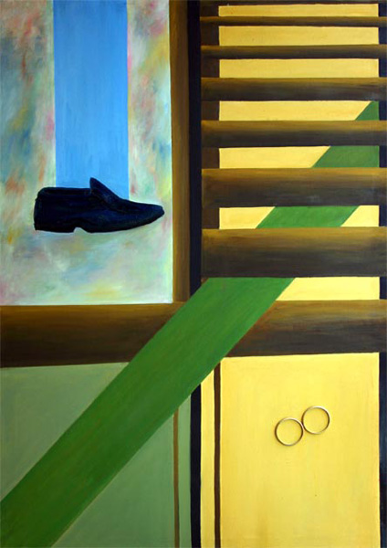 Nabila Horakhsh
<br><em>Old Grief</em>, 2007
<br>Oil on canvas
<br>130 x 90 cm.