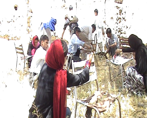 <center>Rahraw Omarzad/CCAA
<br>Still from <em>Re-Opening</em>, 2004-2005
<br>Video</center>