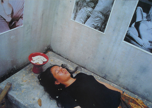 <em>Offering from A-Z</em>, 1996<br>
Padaeng Crematorium, Chiang Mai, Thailand