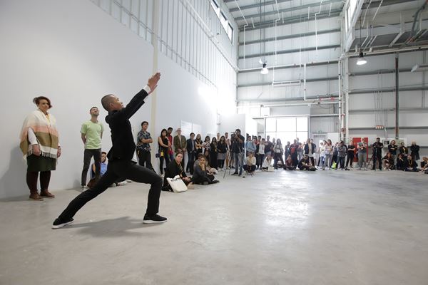 River Lin, '20 Minutes for the 20th Century, but Asian,' Performance. Afternoon Notes: Day 2. FIELD MEETING Take 6: Thinking Collections (26 January 2019), in collaboration with Alserkal Avenue, Dubai. Courtesy of Asia Contemporary Art Week (ACAW).
