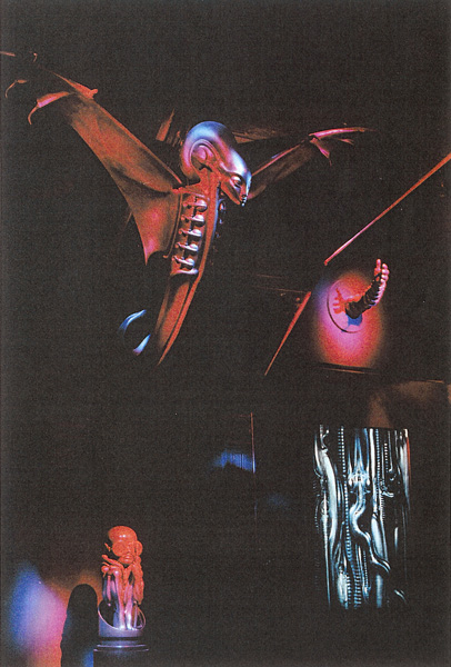 H.R. Giger
<br>Installation of artwork
<br>VIP room at Limelight, 1999-2002