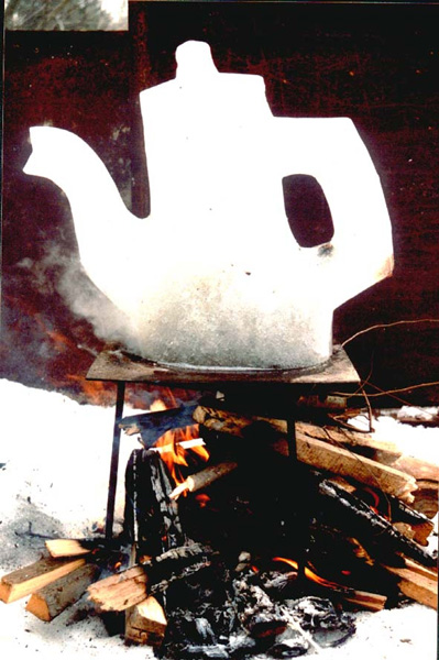 Yelena and Viktor Vorobayeva
<br><em>Winter Sublimating Subject (Detail)</em>, 2004
<br>Photography Project, 15 Photographs
<br>40 x 30 cm or 12.1 x 17.8 in