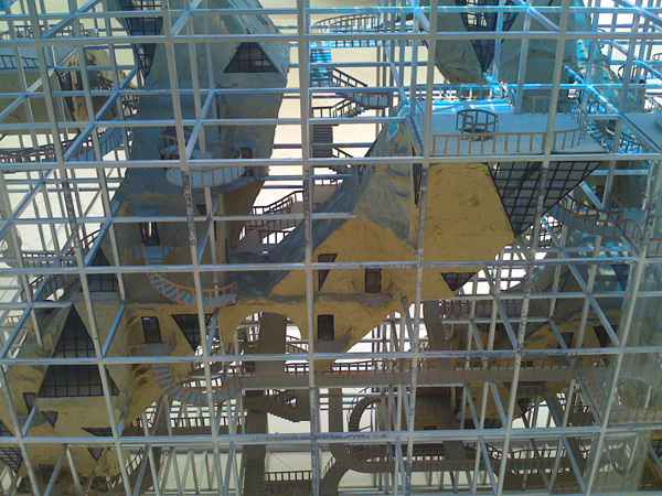 <center><em>The Silk Code</em>, 2008
<br>Installation view
<br>Exhibition curated by Leeza Ahmady in Astana, Kazakhstan</center>