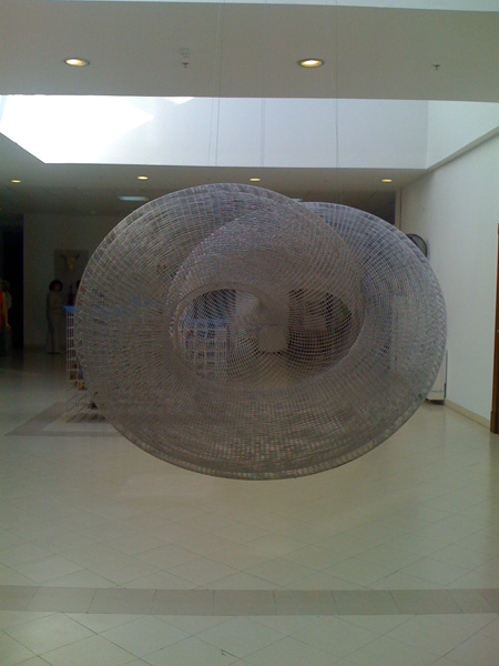 <center><em>The Silk Code</em>, 2008
<br>Installation view
<br>Exhibition curated by Leeza Ahmady in Astana, Kazakhstan</center>