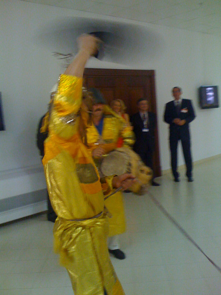 <center><em>The Silk Code</em>, 2008
<br>Installation view
<br>Exhibition curated by Leeza Ahmady in Astana, Kazakhstan</center>