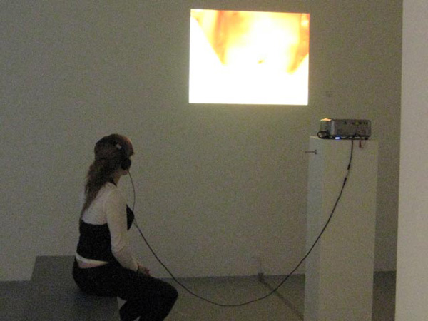 <center><em>I Dream of the Stans</em>, 2008
<br>Installation view of video works
<br>Exhibition co-curated by Leeza Ahmady at Winkleman Gallery, NY</center>