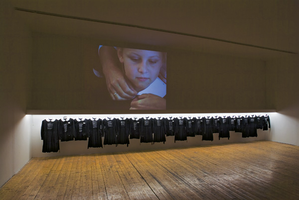 Esra Esren
<br>Stills from <em>I am Turkish, I am Honest, I am Diligent...</em> 2002, Video Installation, DVD Pal, Mini DV 21'28", sound
<br>Developed for Kwangju Biennial Korea