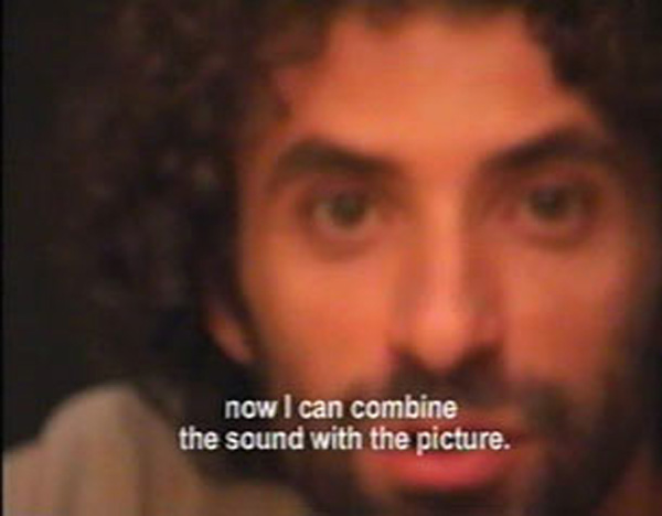 Rabih Mroue
<br>Sills from <em>Face A/Face B</em>, 2002, Video, color, 10 minutes
<br>Courtesy of the artist and Gallery Sfeir-Semler
<br>Production: Cine Poeme