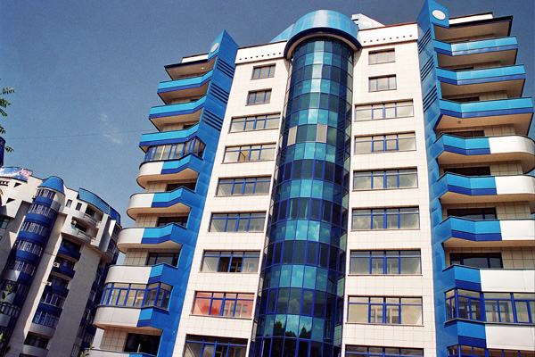 Yelena Vorobyeva & Viktor Vorobyev
<br><em>Kazakhstan. Blue Period.</em> 2002-2005, Color photographs
<br>Courtesy of the artists