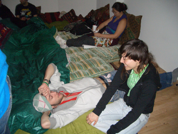 <em>Sandalee</em>
<br>Installation
<br>The Taste of Others exhibition
<br>Curated by Leeza Ahmady at apexart New York, 2005