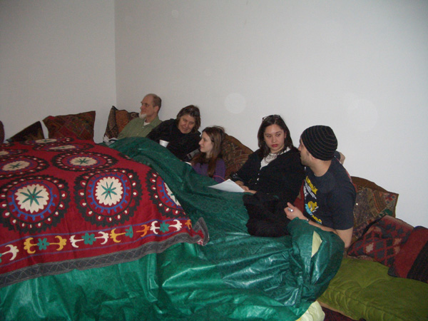 <em>Sandalee</em>
<br>Installation
<br>The Taste of Others exhibition
<br>Curated by Leeza Ahmady at apexart New York, 2005