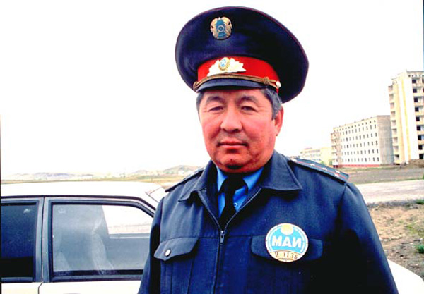 Viktor Vorobyev & Yelena Vorobyeva<br><em>Kazakhstan. Blue period.</em>, 2002-2005<br>Color photographs