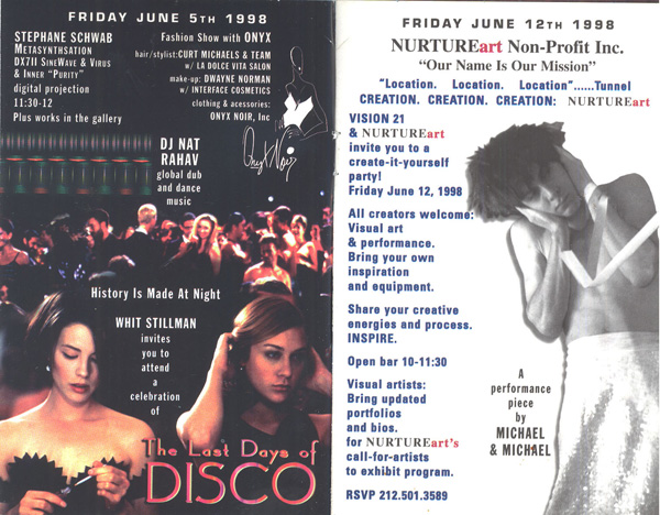 <em>Vision 21: Series</em>
<br>A multimedia art experience
<br>Summer 1998 brochure
<br>Program curated by Leeza Ahmady
