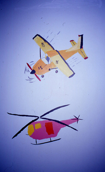 Roya Ghiasy
<br><i>Lovers After Tores</i>, 2001
<br>Ink on paper