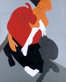 Tyeb Mehta
<br><em>Mahisasura</em>, 1997
<br>Acrylic on Canvas, 150 x 120 cm.
<br>ARTSingapore: Art Connoisseurs and Collectors
<br>Chaudri Collection
<br>Presented by Payal Chaudhri