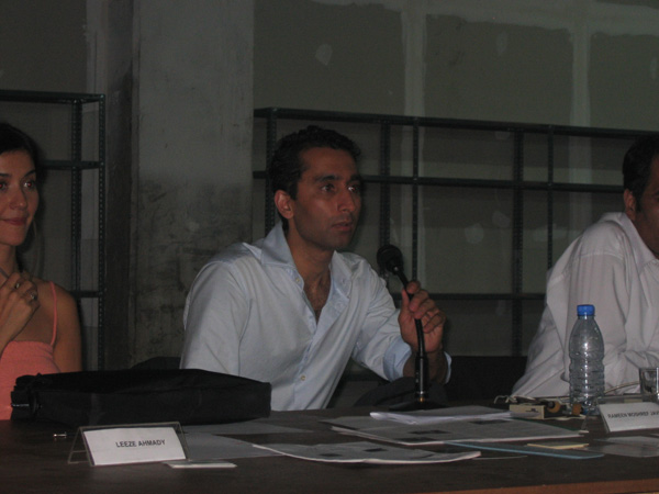 Ramin Moshref Javo
<br>Art in Afghanistan Panel Discussion
<br>Istanbul Biennial, 2005